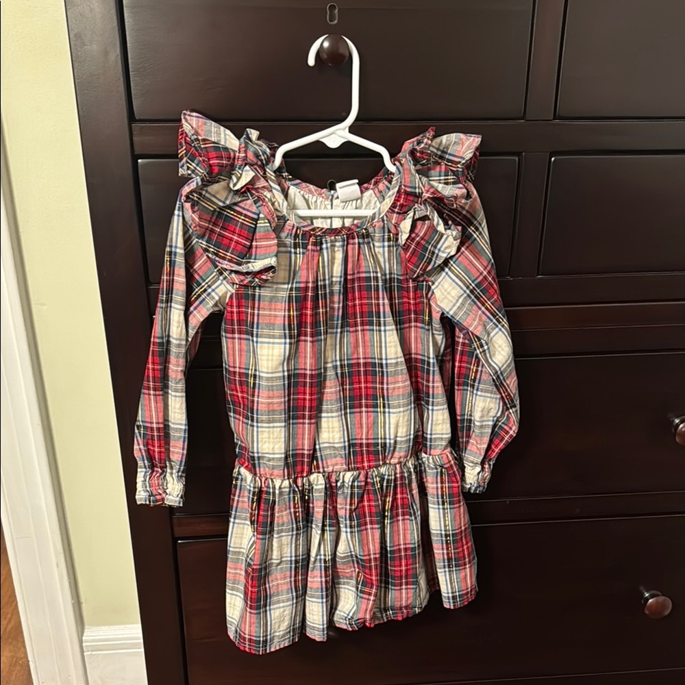 Plaid Ruffle Dress